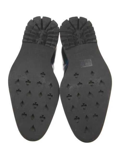 Cesare Paciotti Patent Leather Monk Straps