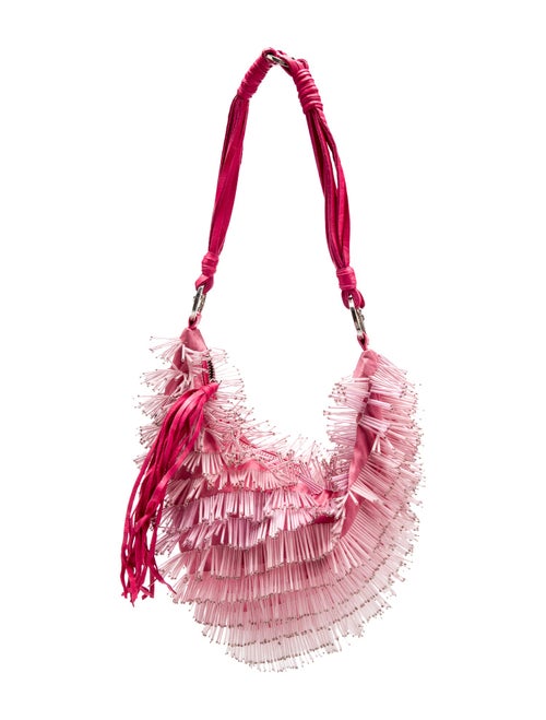 Cesare Paciotti Satin Shoulder Bag