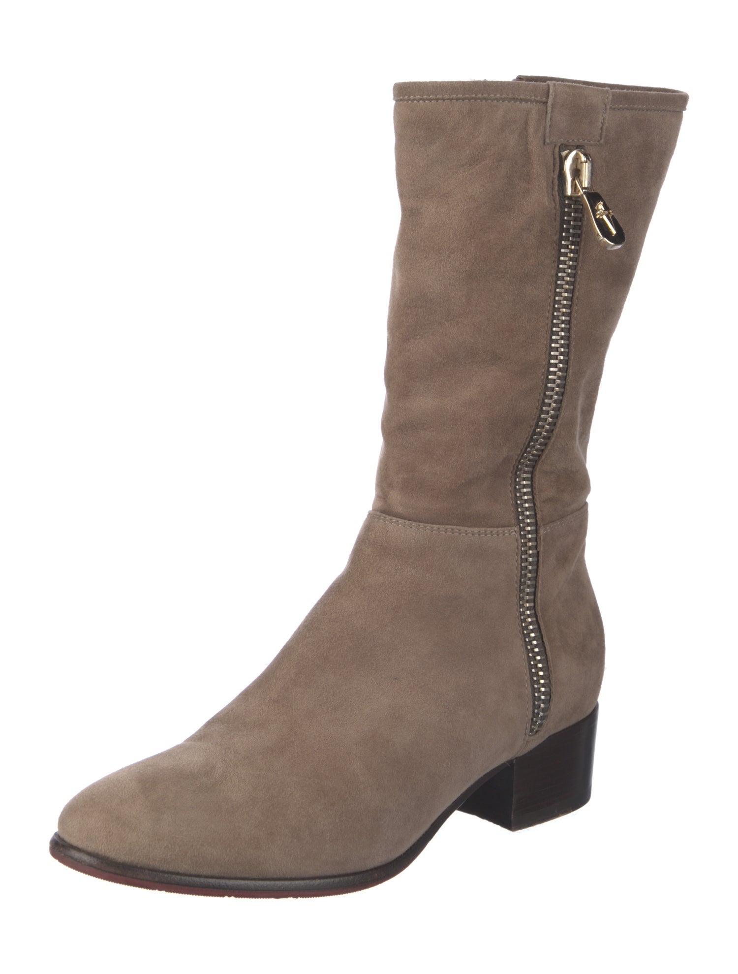 Cesare Paciotti Suede Moto Boots