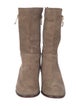 Cesare Paciotti Suede Moto Boots