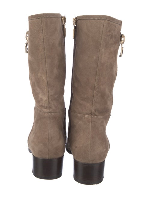 Cesare Paciotti Suede Moto Boots