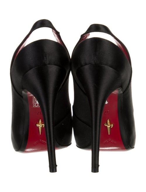 Cesare Paciotti Satin Slingback Pumps
