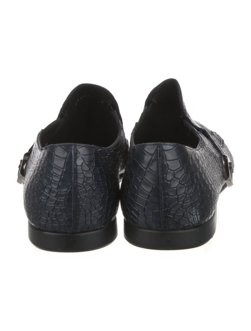 Cesare Paciotti Crocodile Dress Loafers