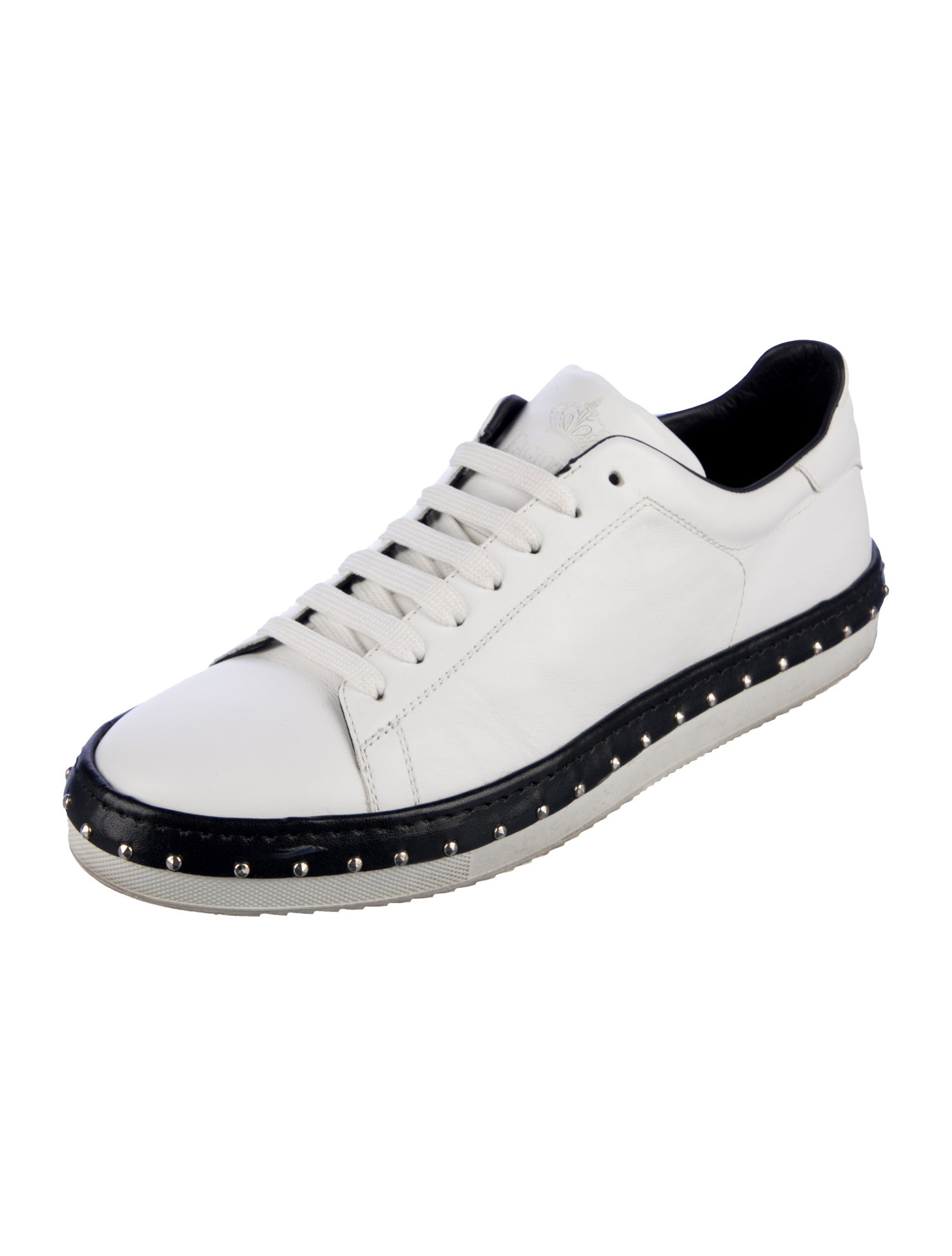 Cesare Paciotti Leather Printed Sneakers