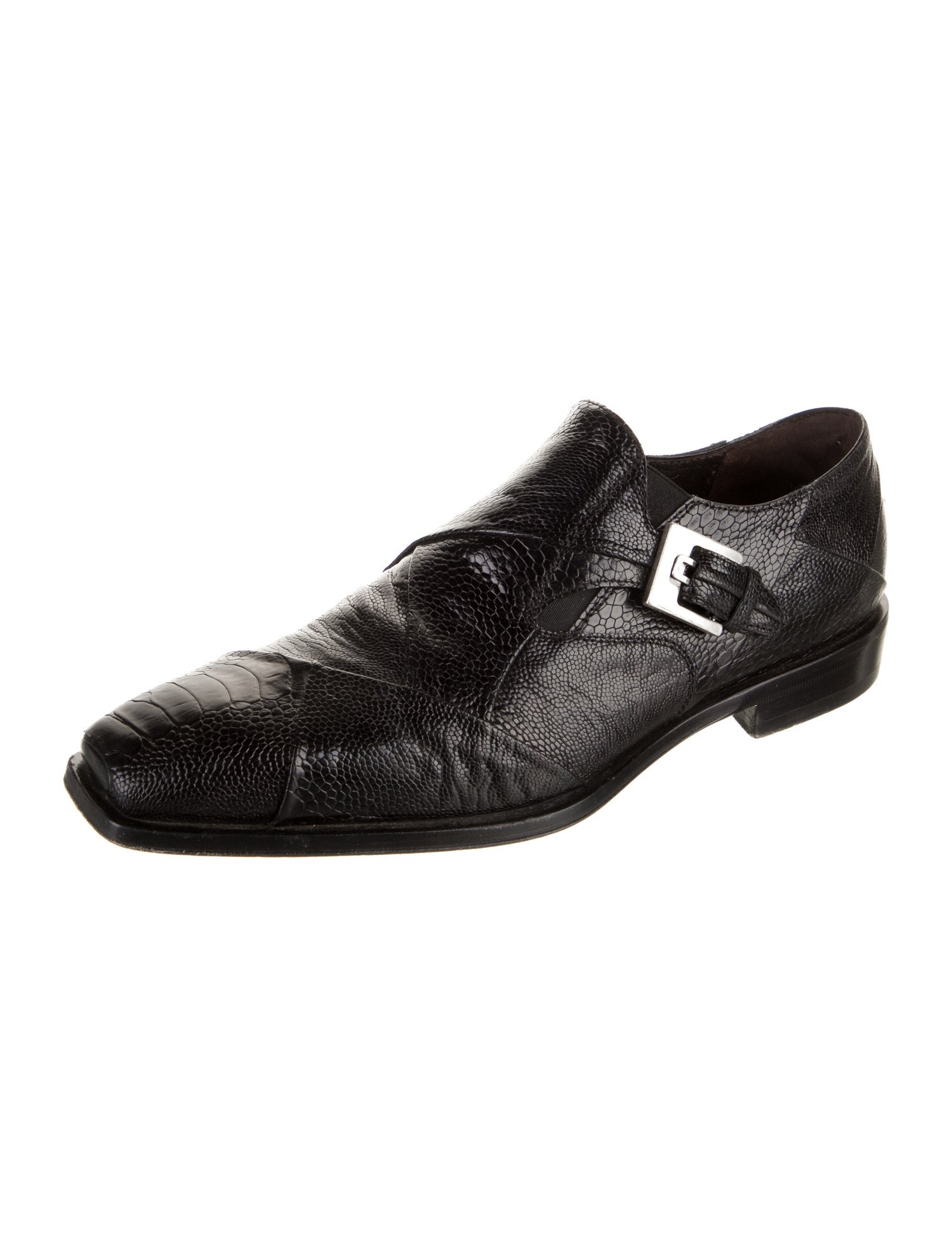 Cesare Paciotti Leather Monk Straps