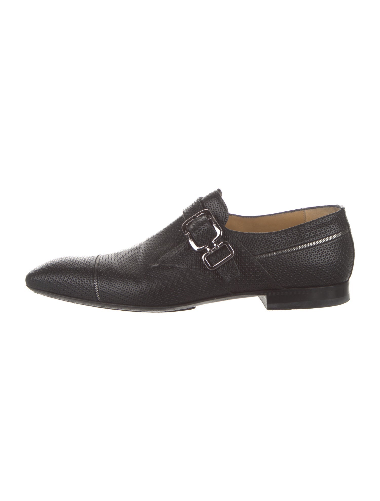 Cesare Paciotti Leather Monk Straps