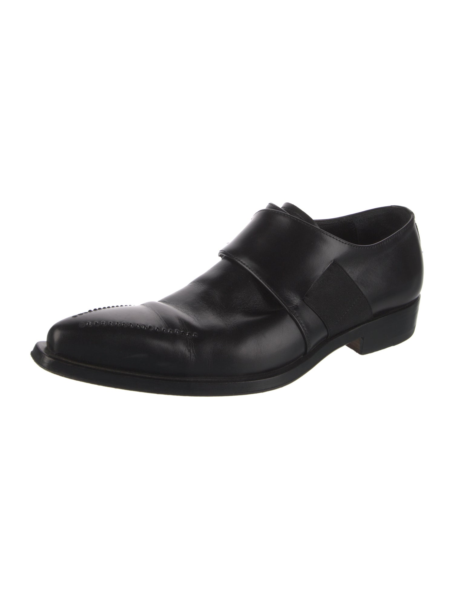 Cesare Paciotti Leather Monk Straps