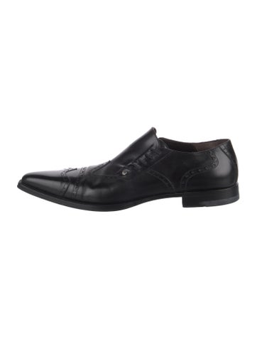 Pre-owned Cesare Paciotti Leather Brogues In Black