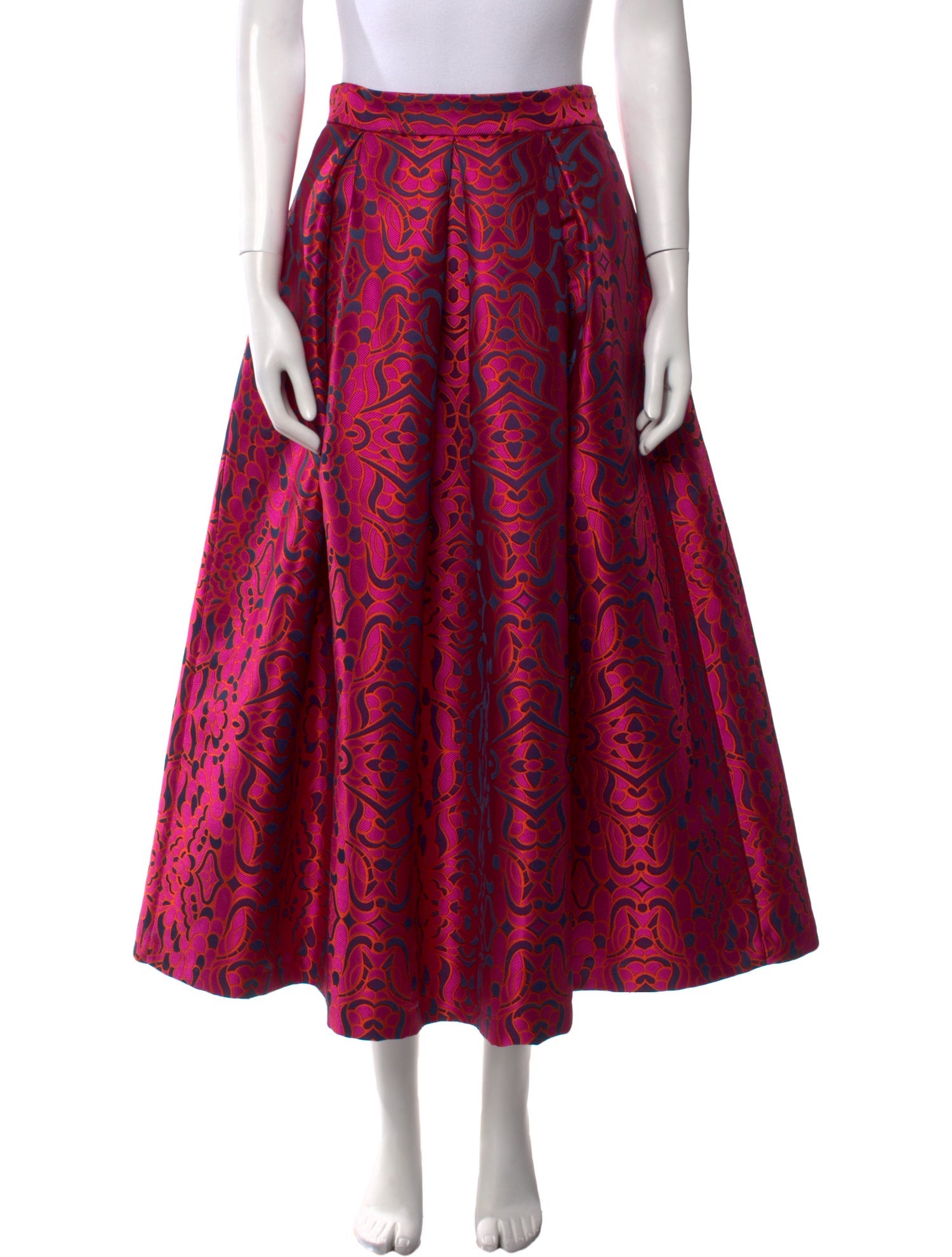 Lunatica Milano Floral Print Midi Length Skirt w/ Tags