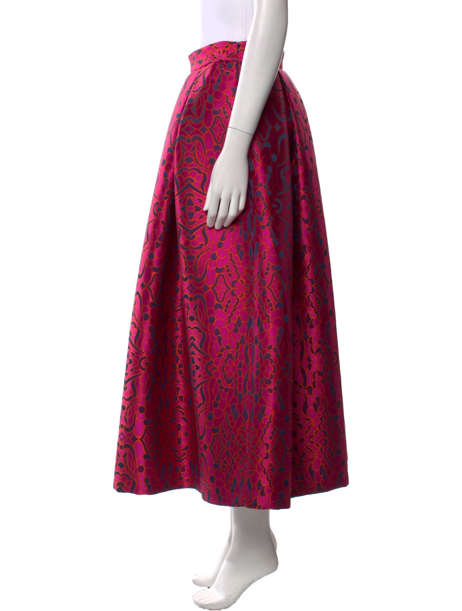 Lunatica Milano Floral Print Midi Length Skirt w/ Tags