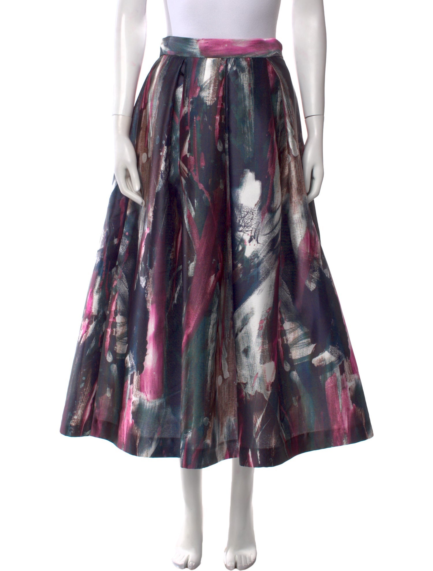 Lunatica Milano Printed Midi Length Skirt w/ Tags