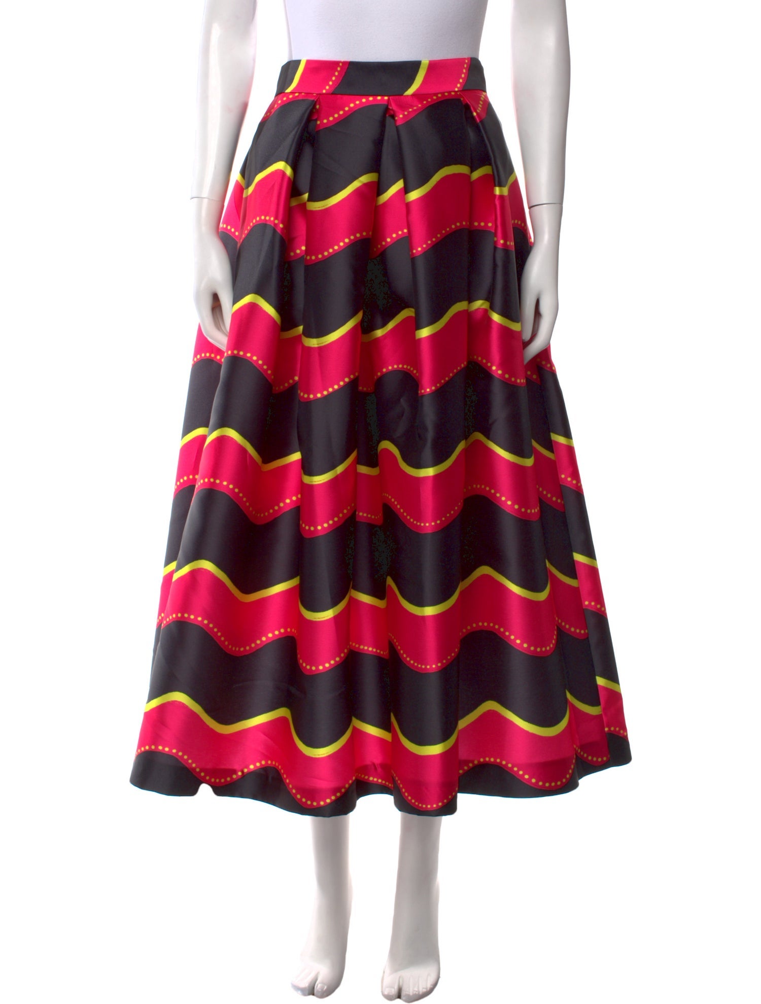 Lunatica Milano Striped Midi Length Skirt w/ Tags