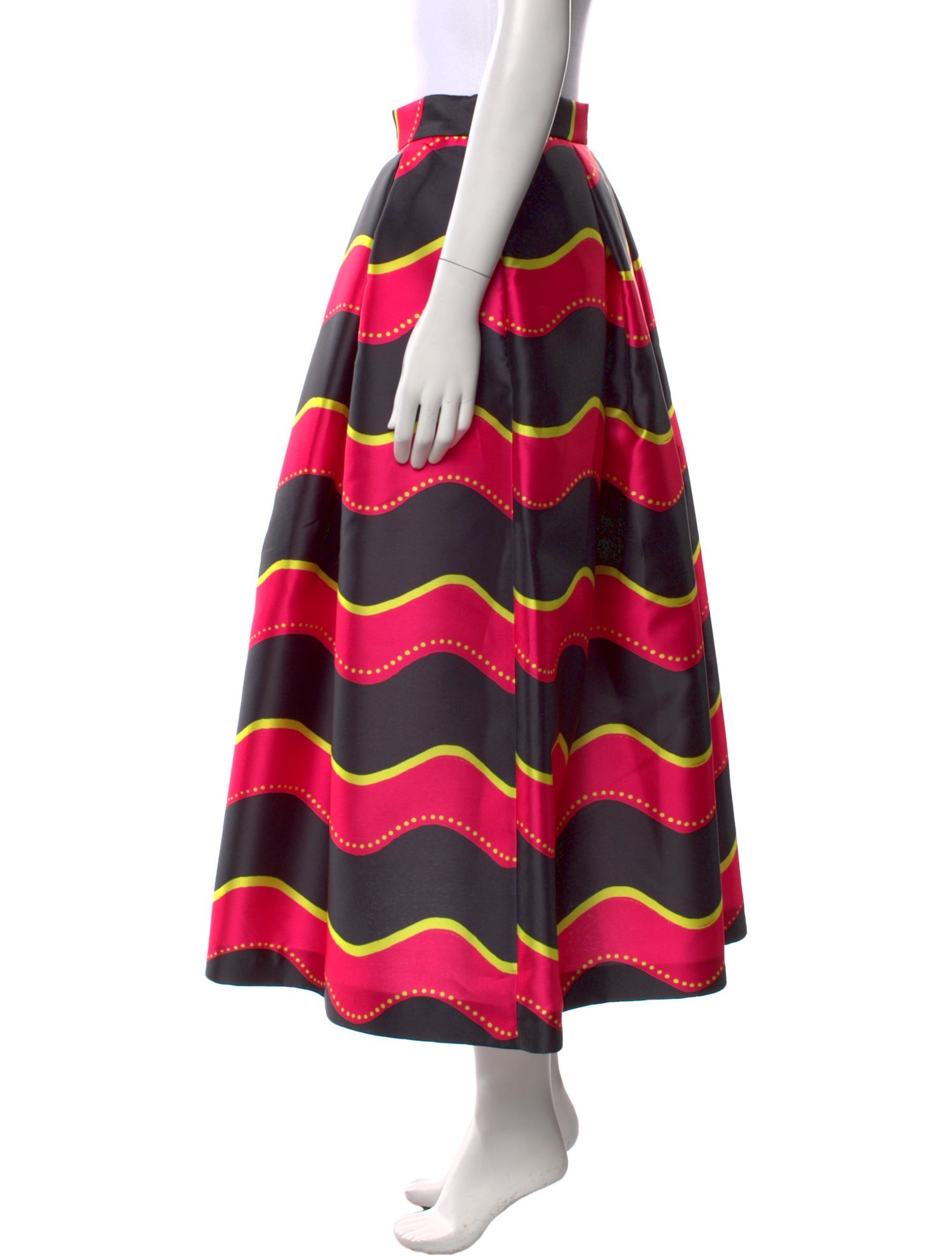 Lunatica Milano Striped Midi Length Skirt w/ Tags