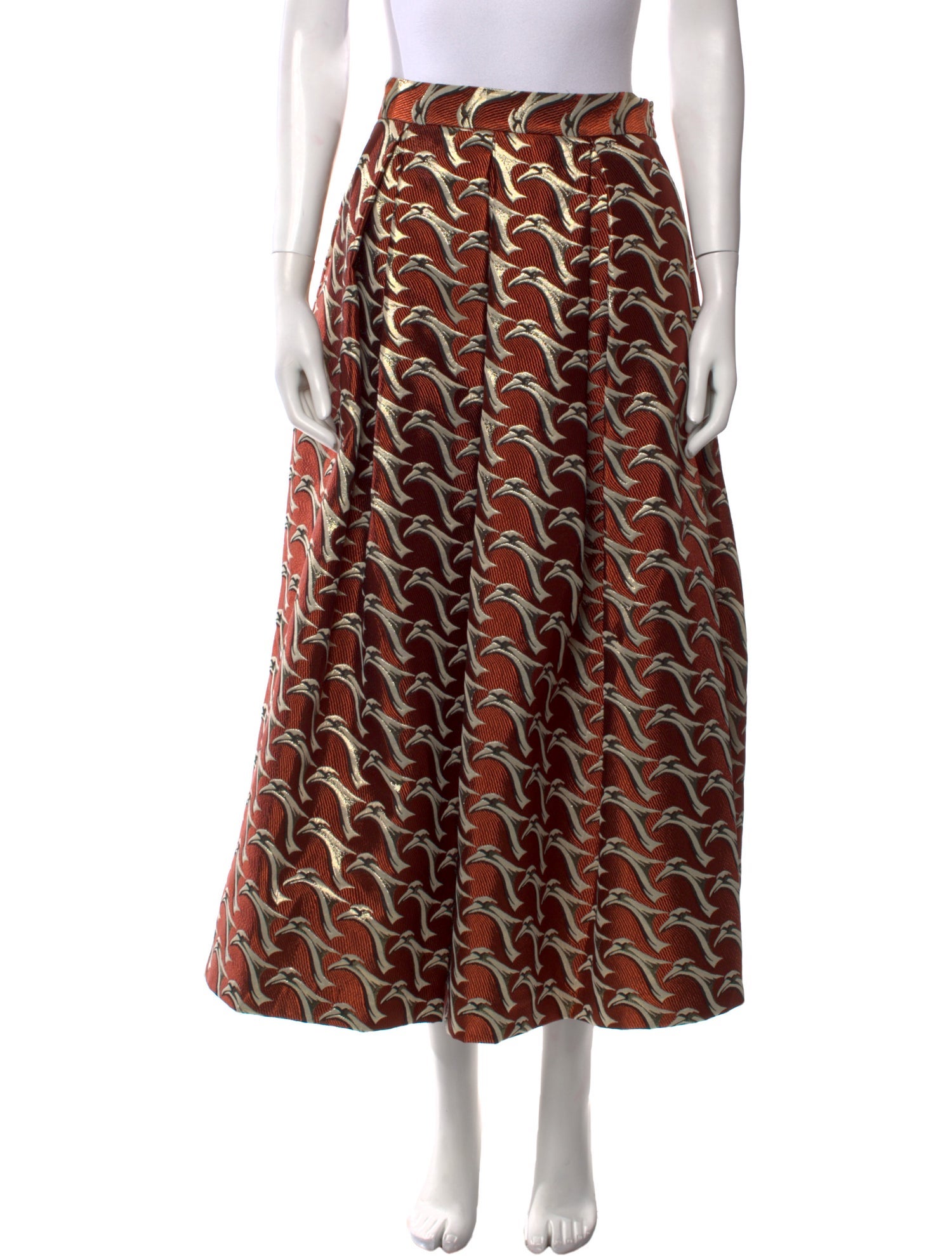 Lunatica Milano Printed Midi Length Skirt w/ Tags
