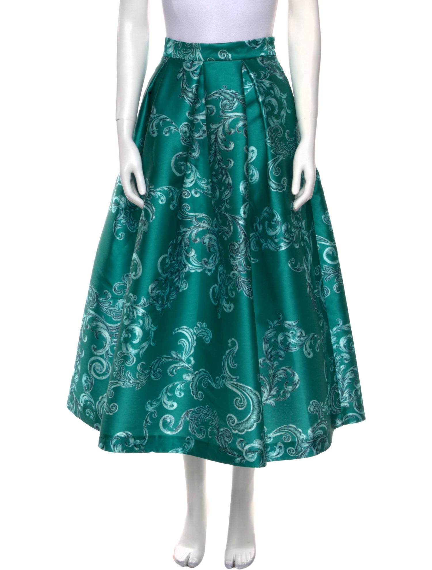 Lunatica Milano Floral Print Midi Length Skirt