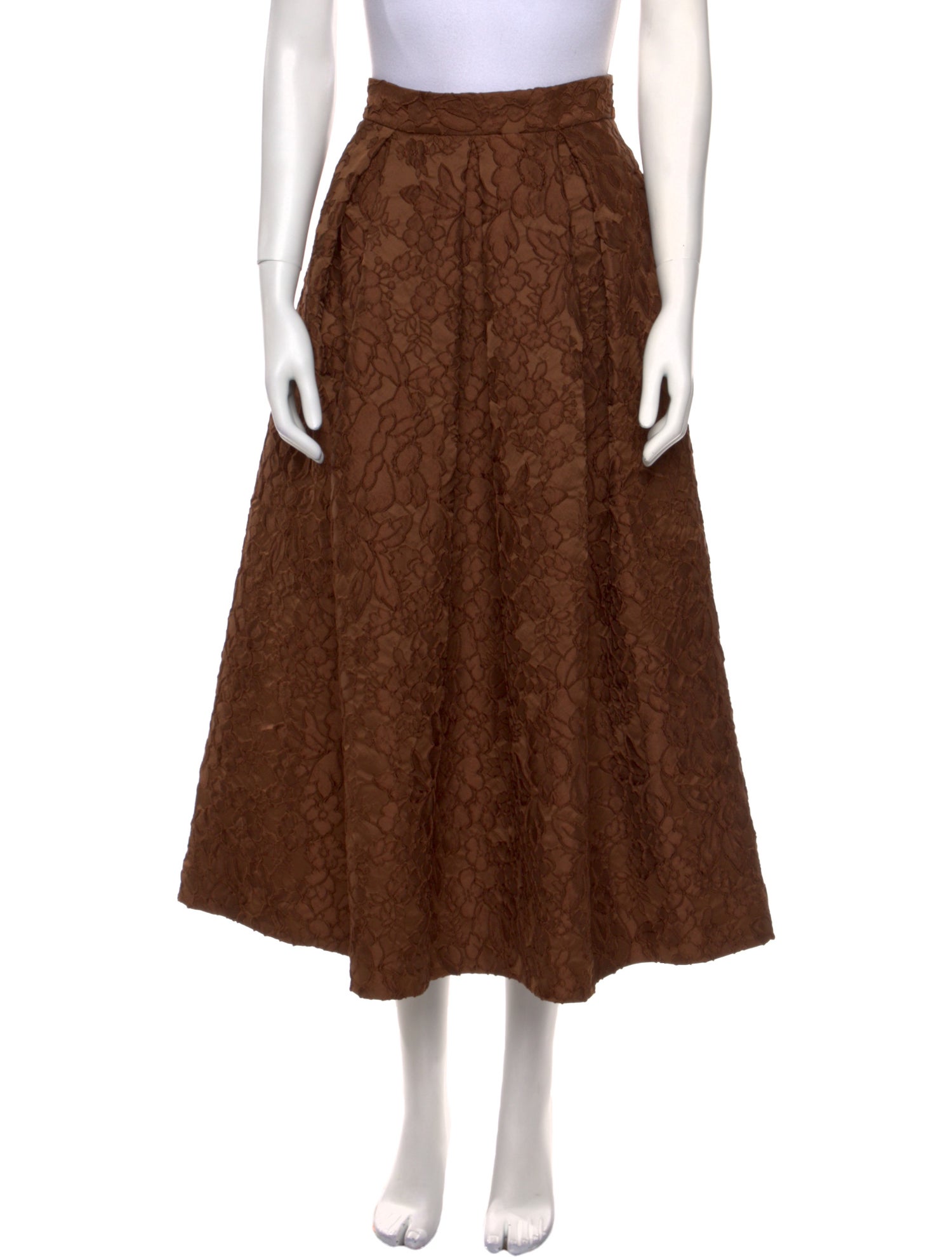 Lunatica Milano Jacquard Midi Length Skirt