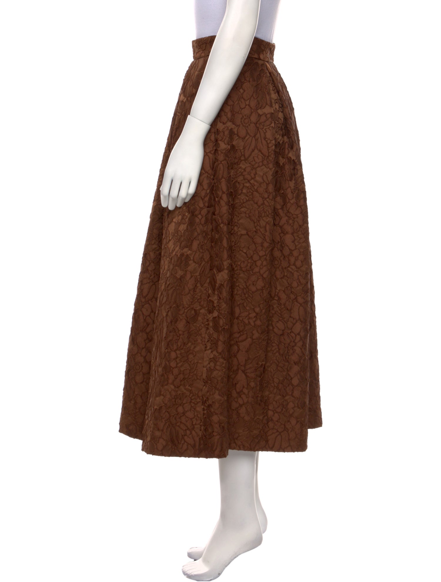 Lunatica Milano Jacquard Midi Length Skirt