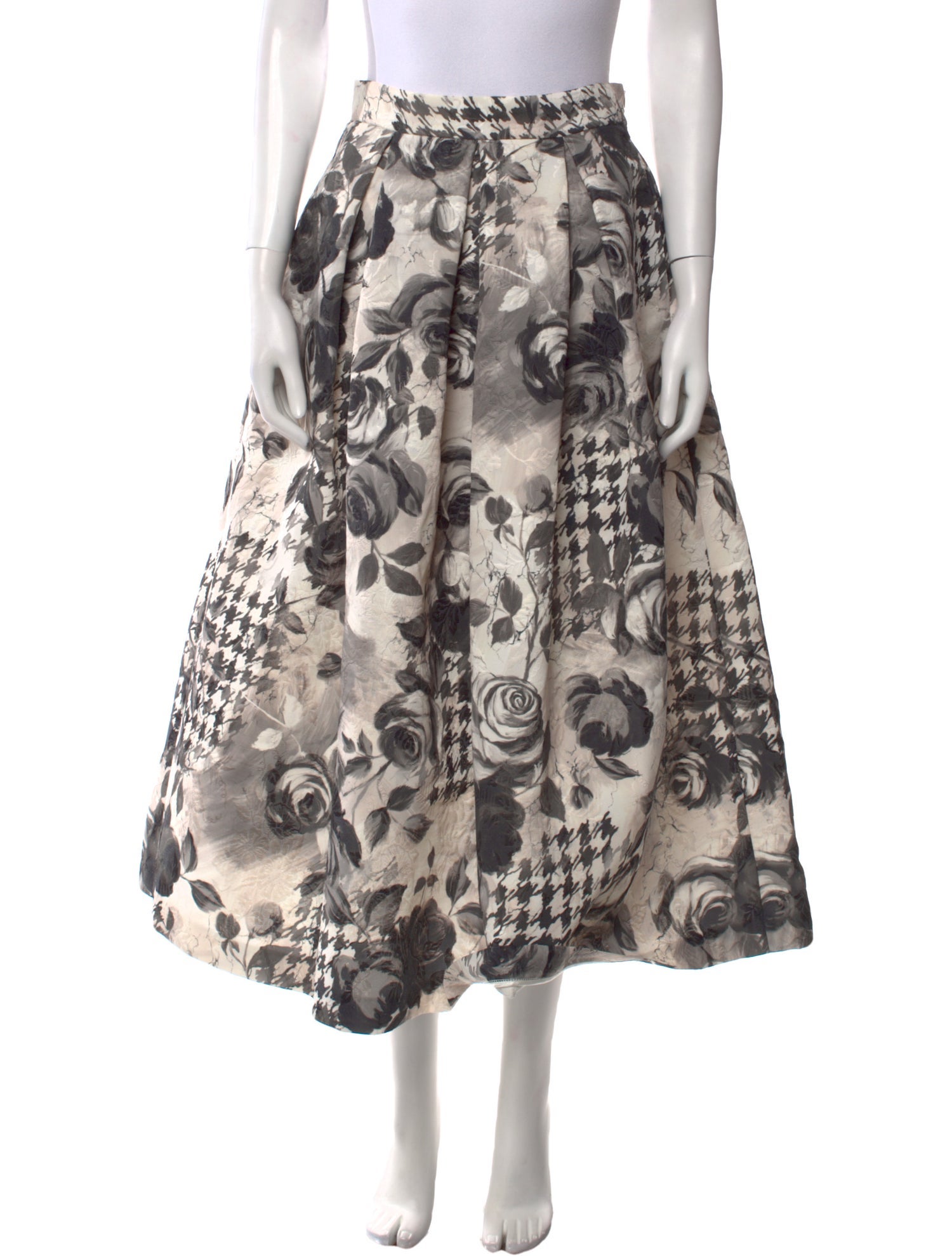 Lunatica Milano Floral Print Midi Length Skirt w/ Tags