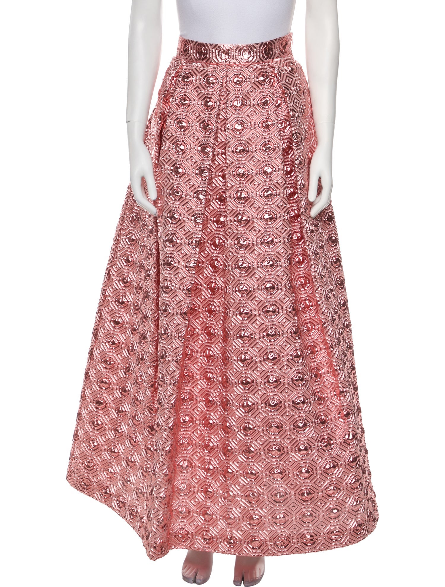 Lunatica Milano Glitter Accents Long Skirt