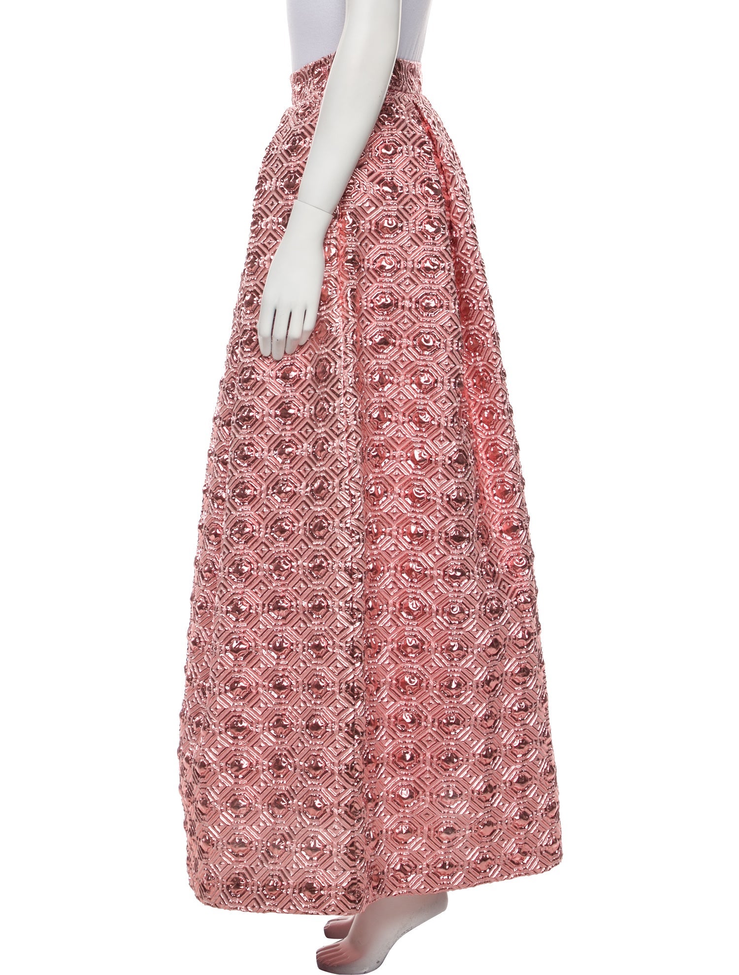 Lunatica Milano Glitter Accents Long Skirt