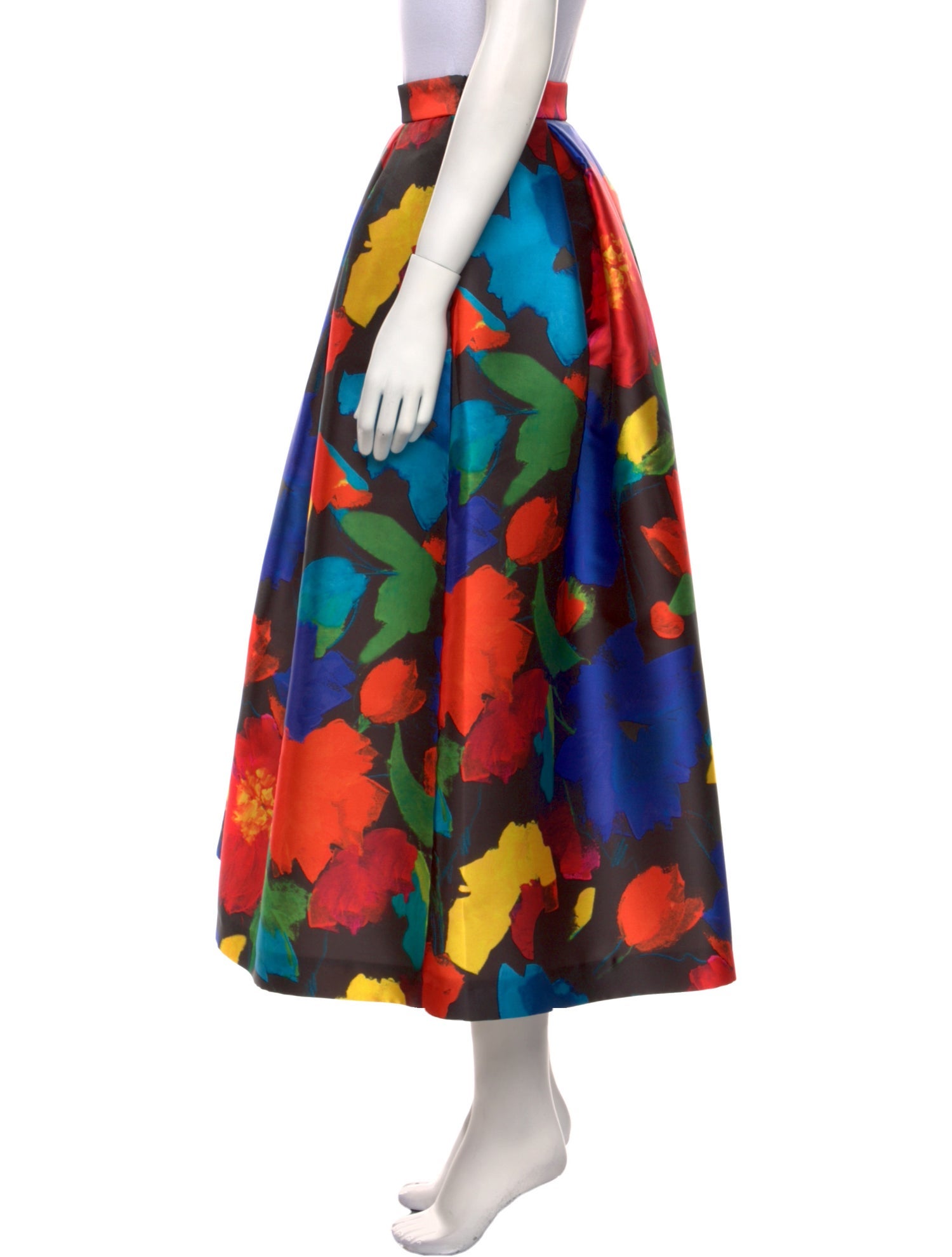 Lunatica Milano Printed Midi Length Skirt