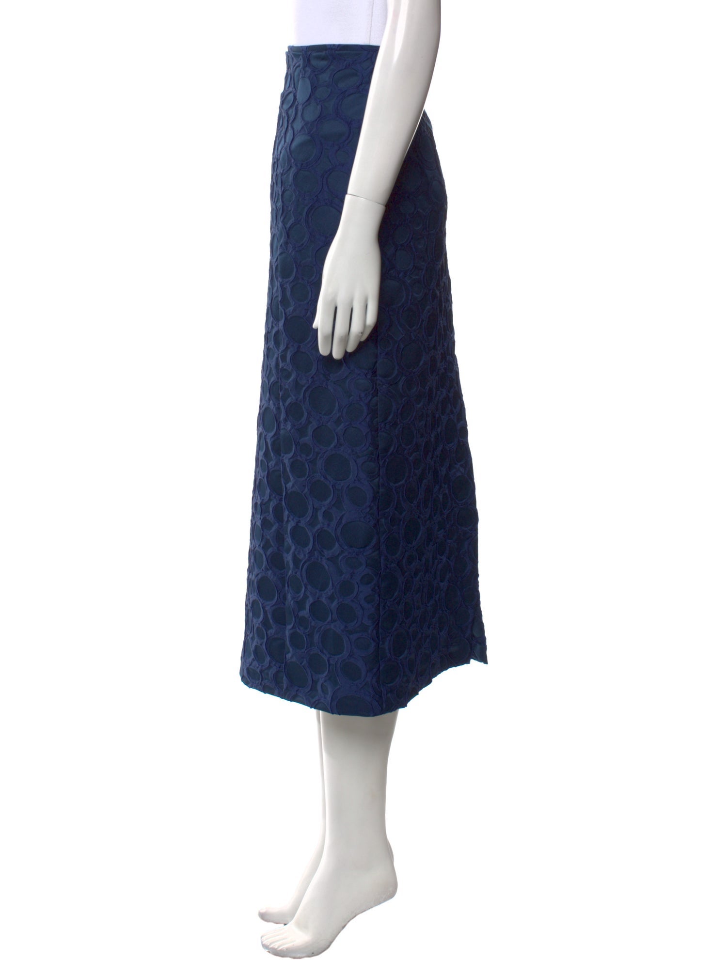 Lunatica Milano Jacquard Midi Length Skirt