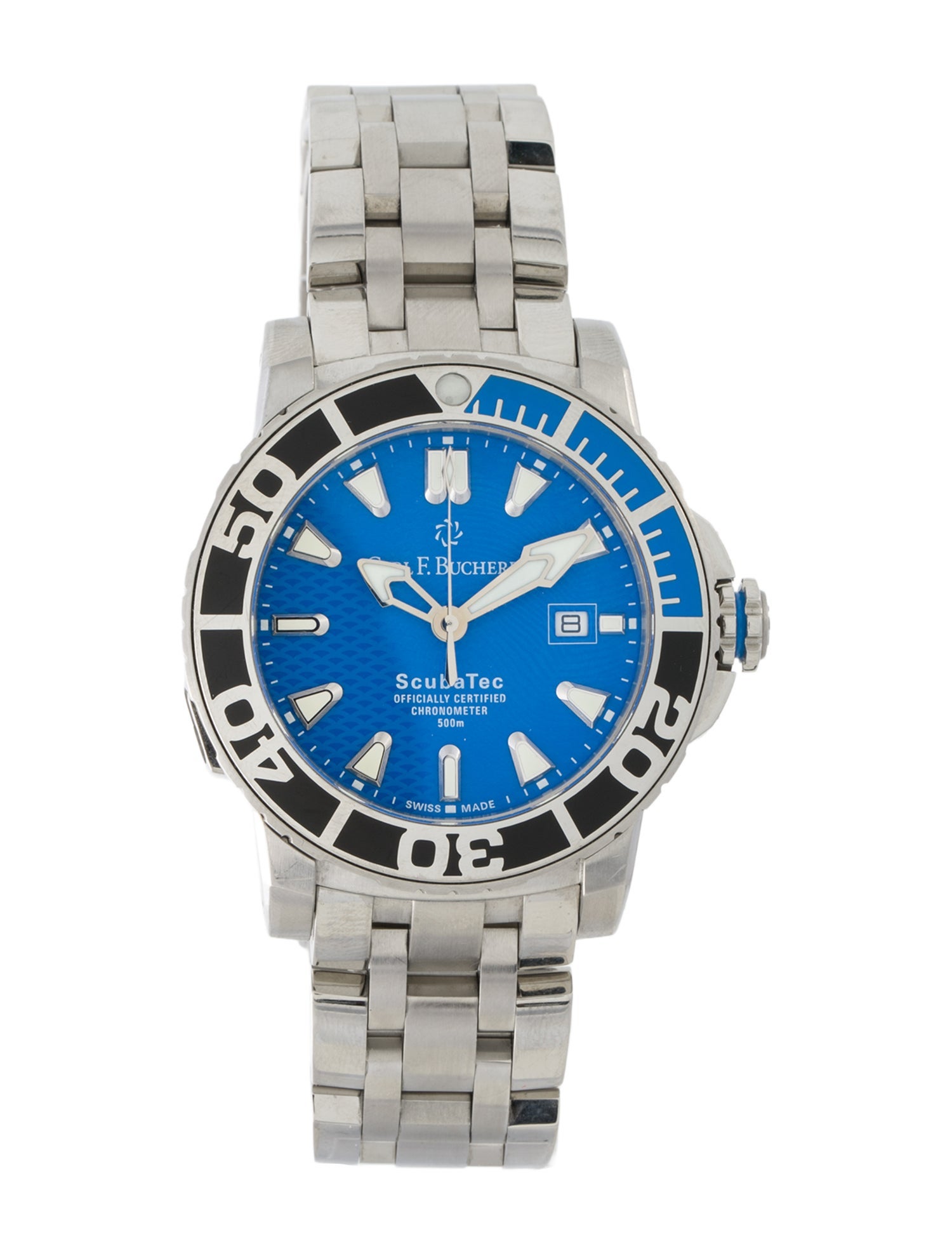 Carl F. Bucherer Patravi Scubatec Batman Bezel Watch