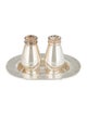 Christofle 3-Piece Jardin d'Eden Salt and Pepper Shaker Set