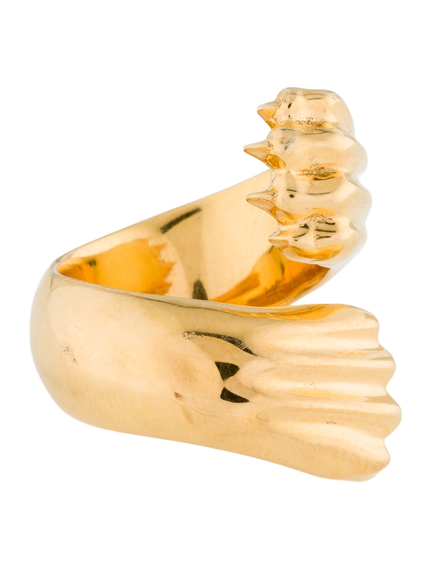 Christofle Lion's Paw Bypass Ring