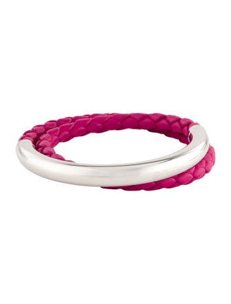 Christofle Duo Complice Leather Wrap Bracelet Set