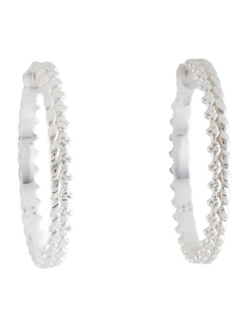Christofle "Babylone" Hoop Earrings