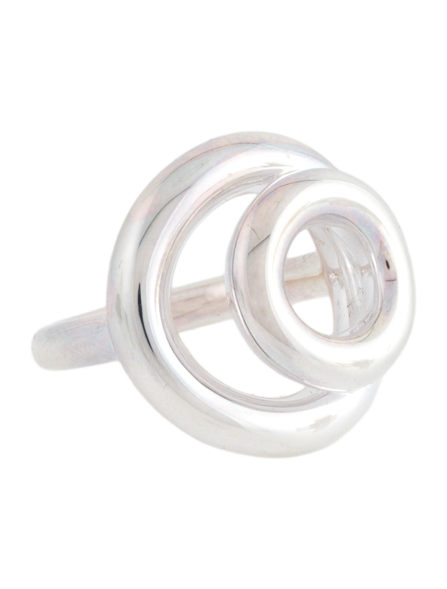 Christofle Double Open Circle Band ring