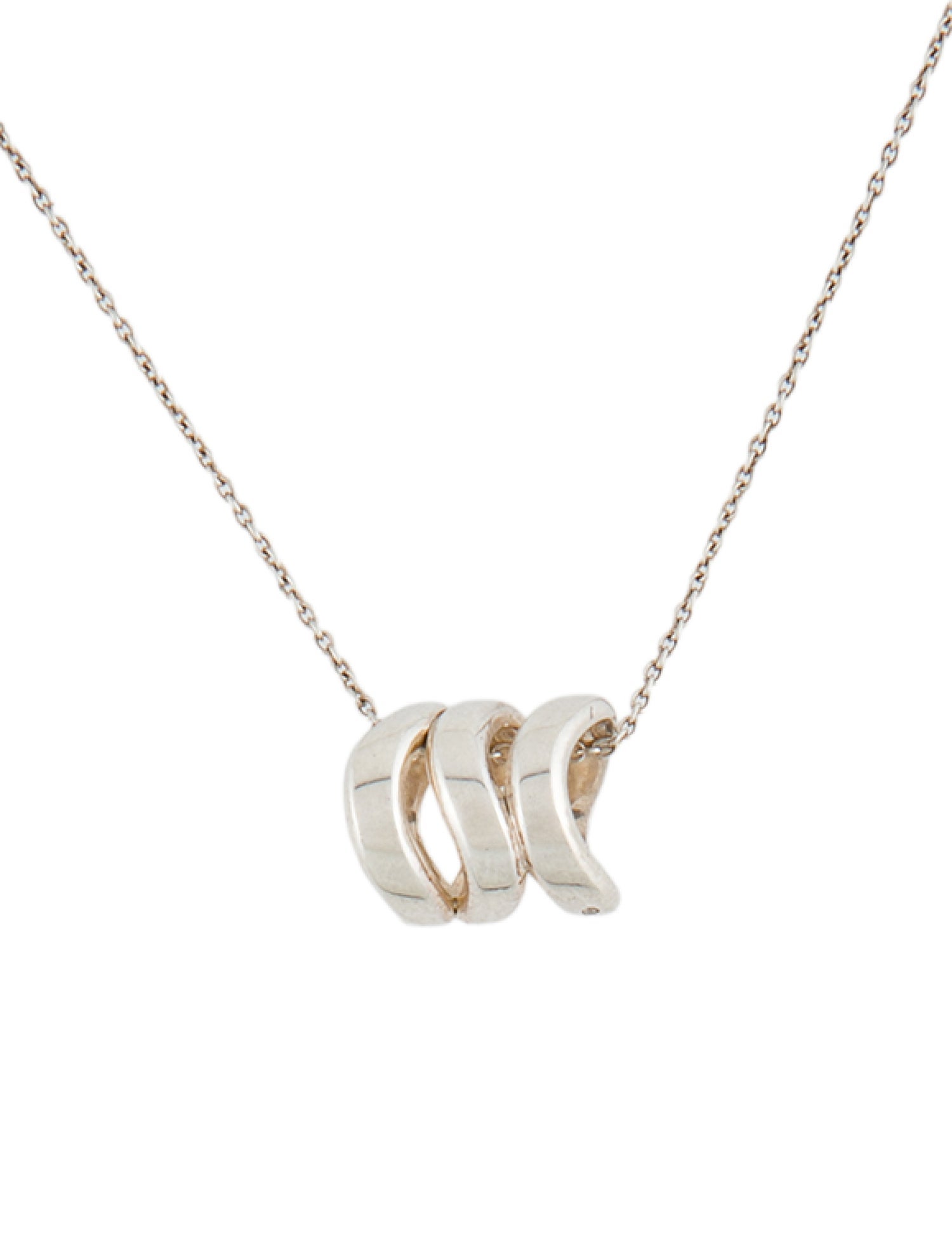 Christofle Rivage Pendant Necklace