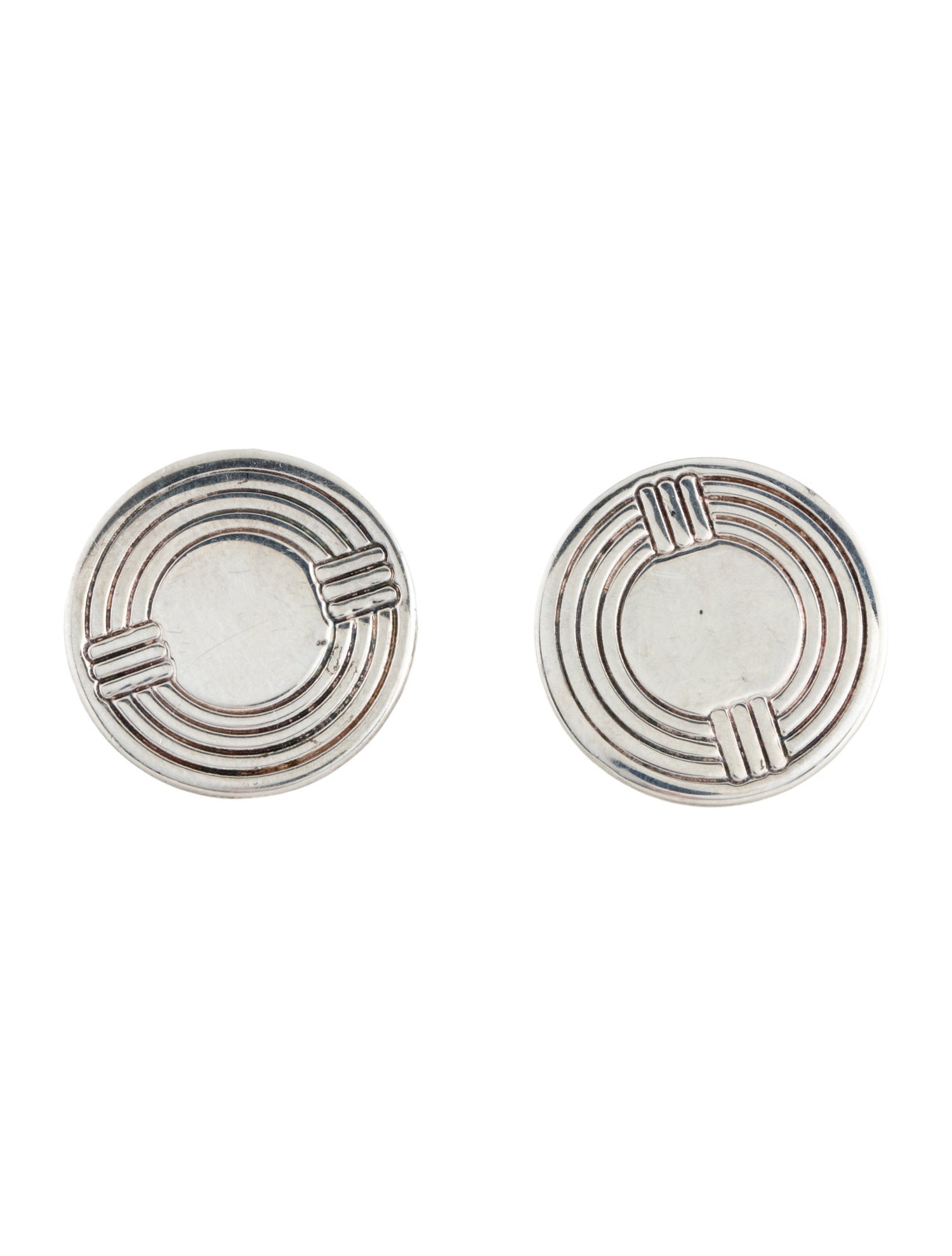 Christofle Pair of Sterling Golf Ball Markers