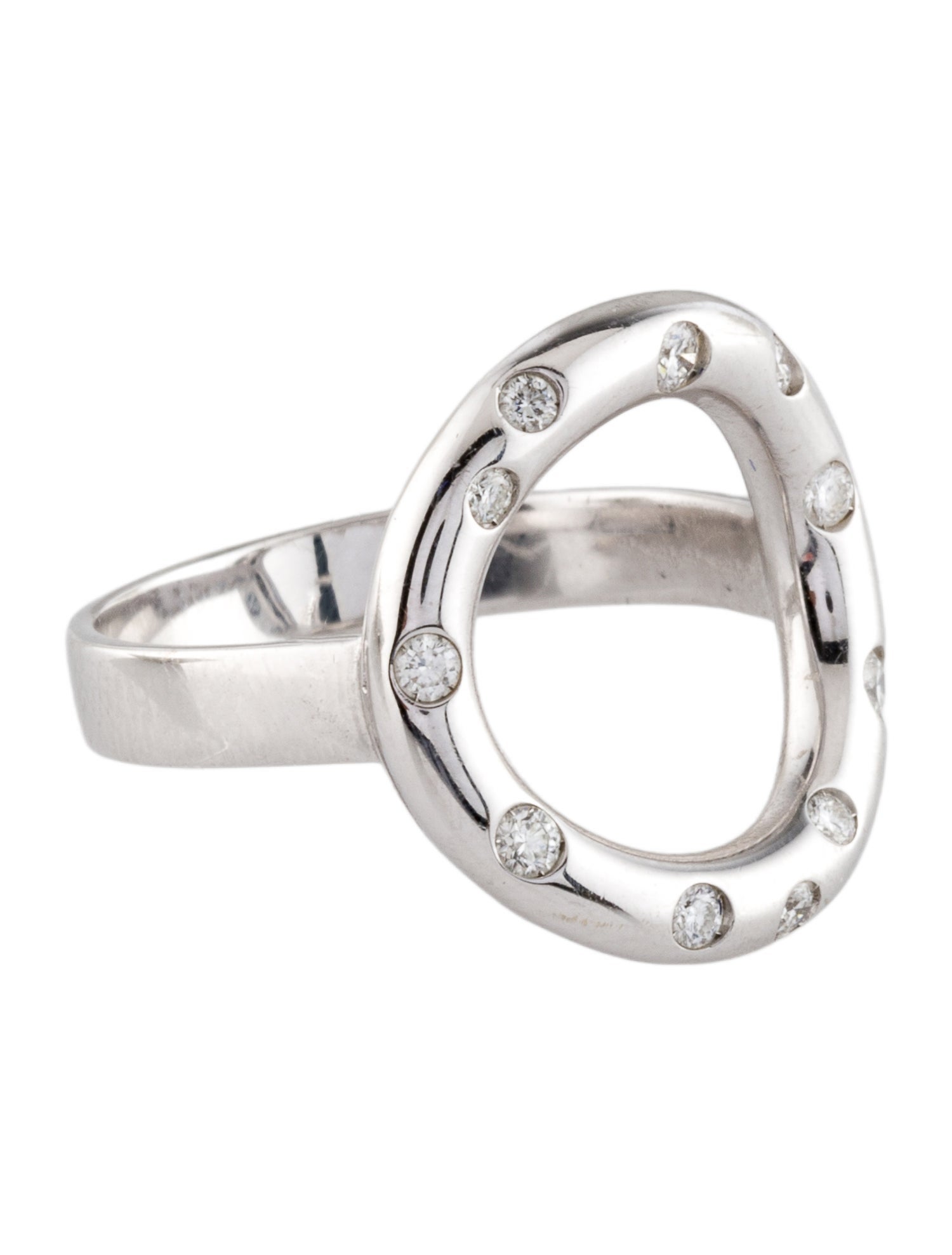 Christofle 18K Diamond Idole De Cocktail Ring