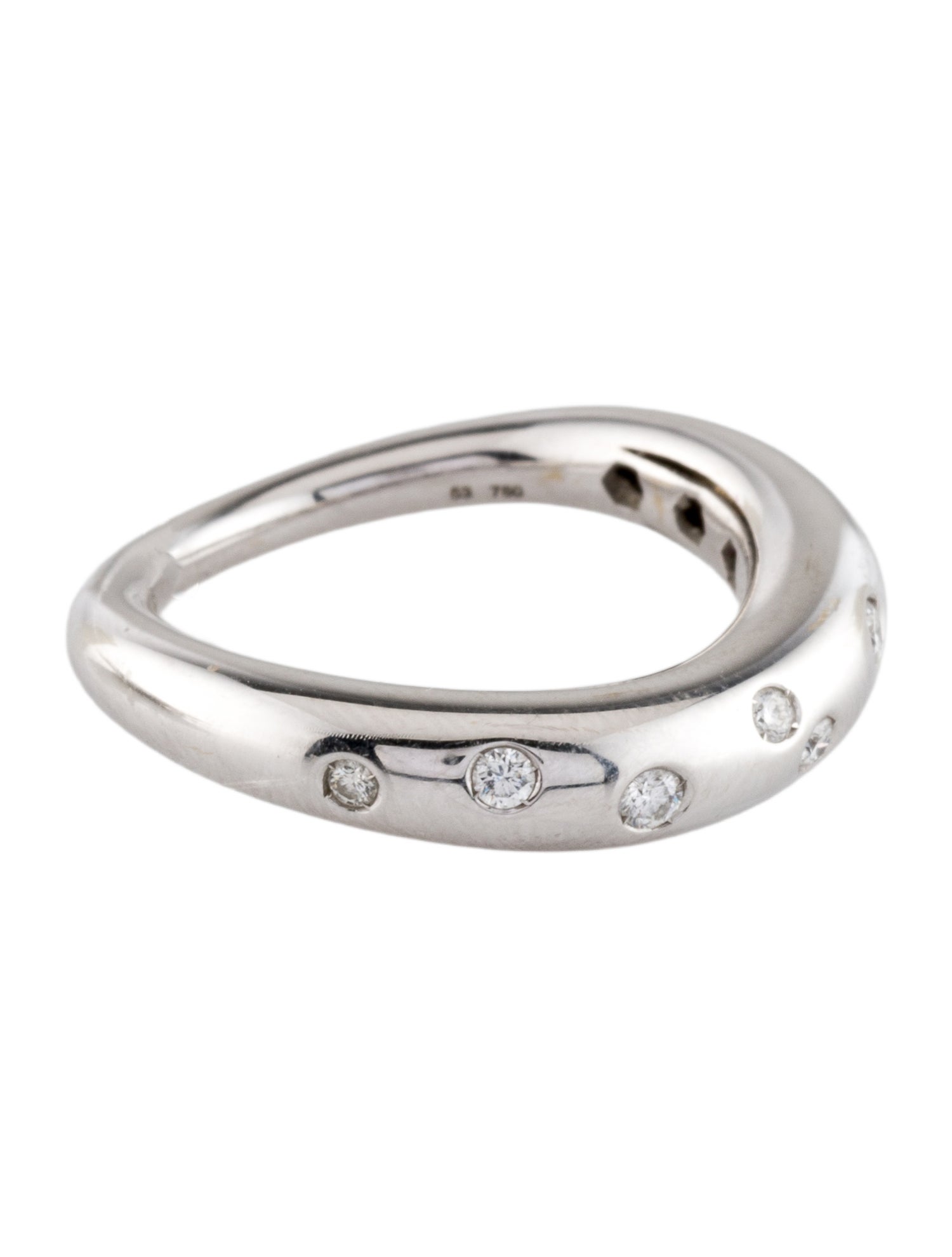 Christofle 18K Diamond Band