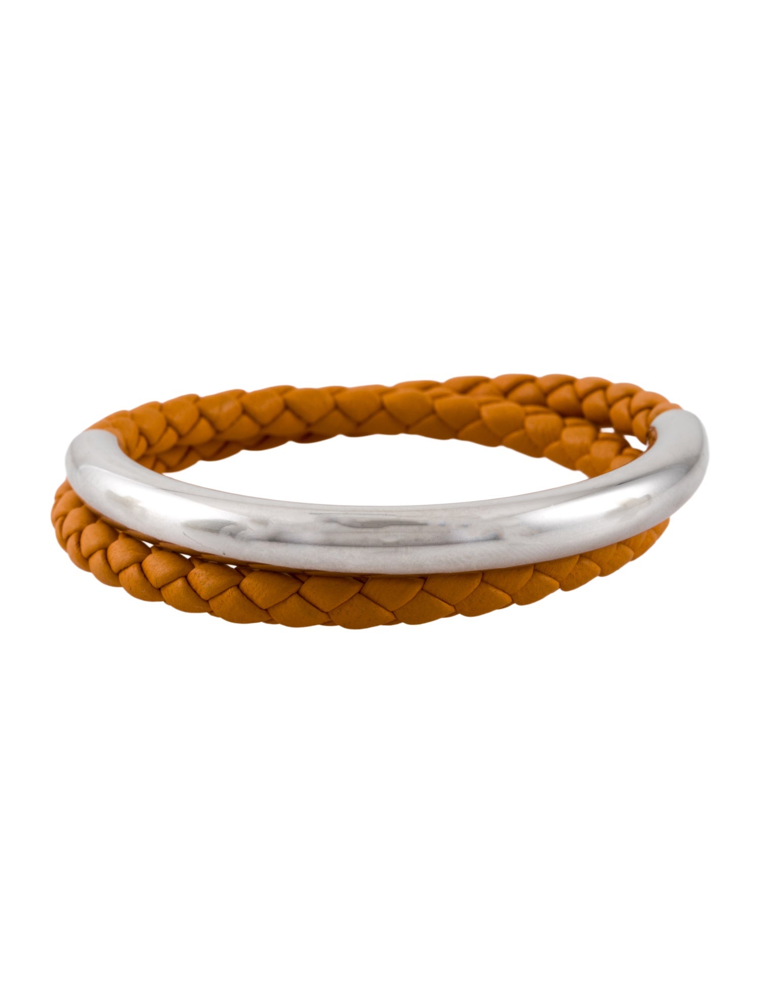 Christofle Leather Complice Wrap Bracelet