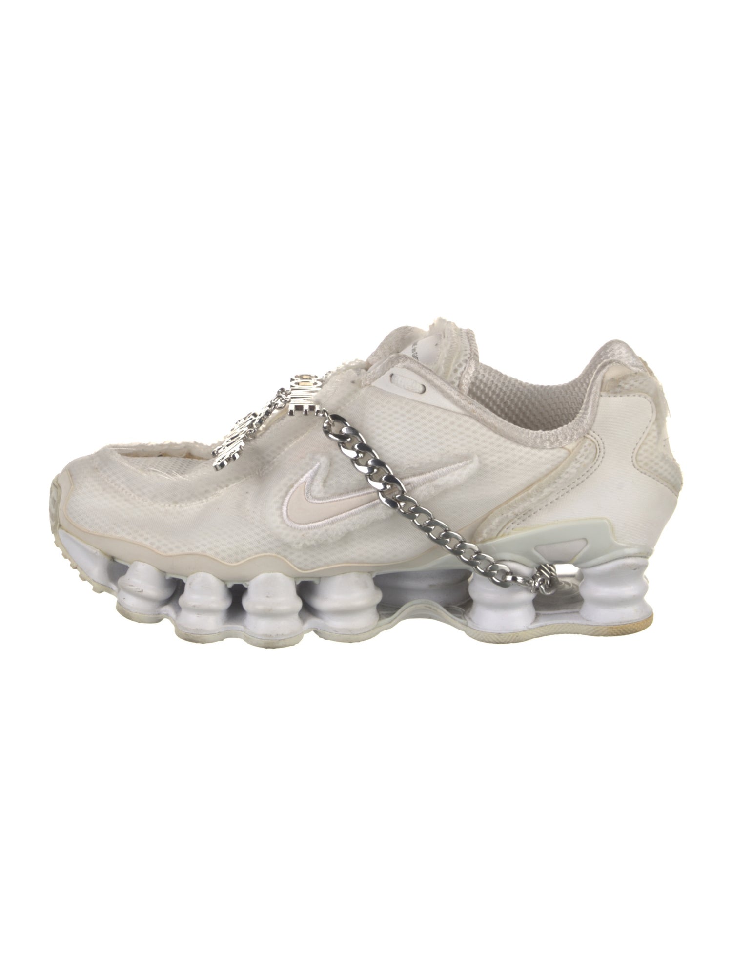 Comme des Garcons Homme Plus x Nike Shox TL White Sneakers