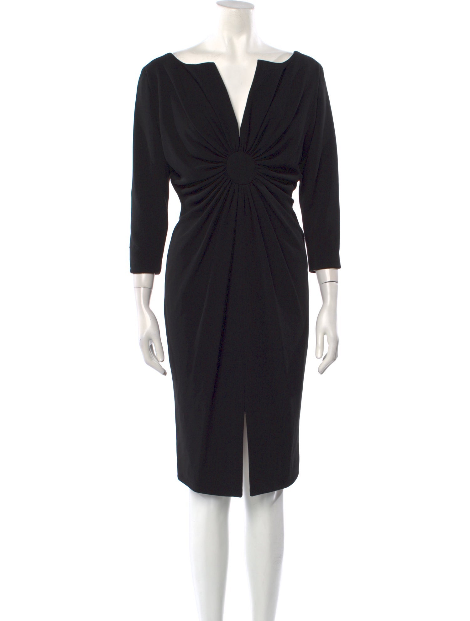 CD Greene V-Neck Knee-Length Dress