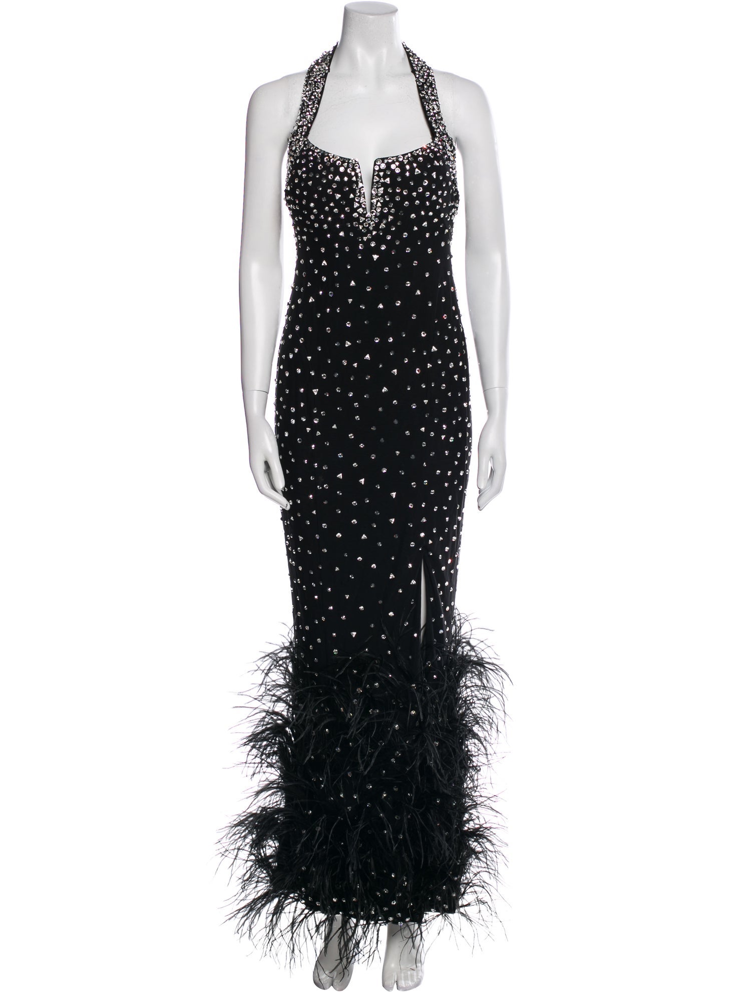 CD Greene Lace Pattern Long Dress