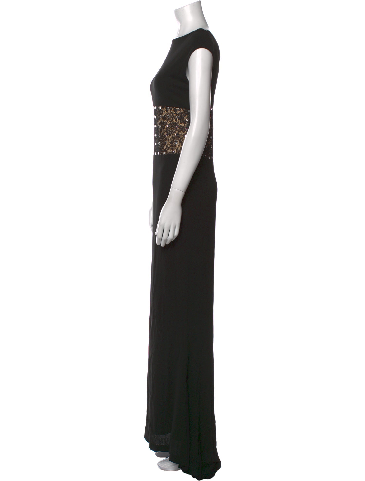 CD Greene Bateau Neckline Long Dress