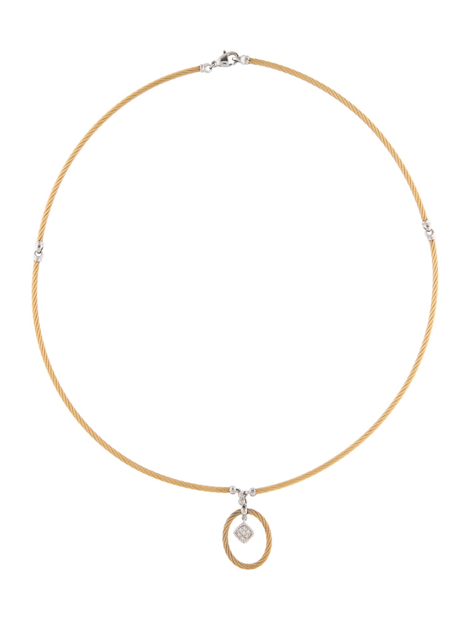 H.Stern 18K Purãngaw Leather Necklace - Brown, 18K Yellow Gold Pendant ...