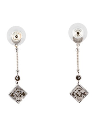 Charriol 18K Diamond Drop Earrings