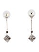 Charriol 18K Diamond Drop Earrings