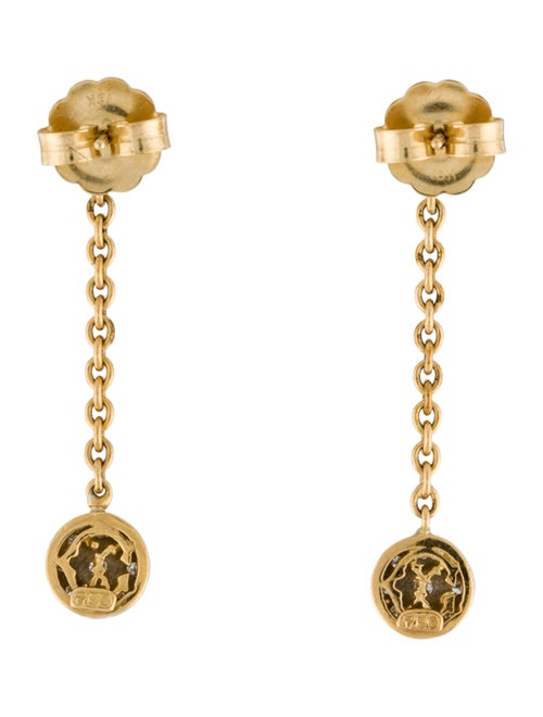 Charriol 18K Diamond Drop Earrings