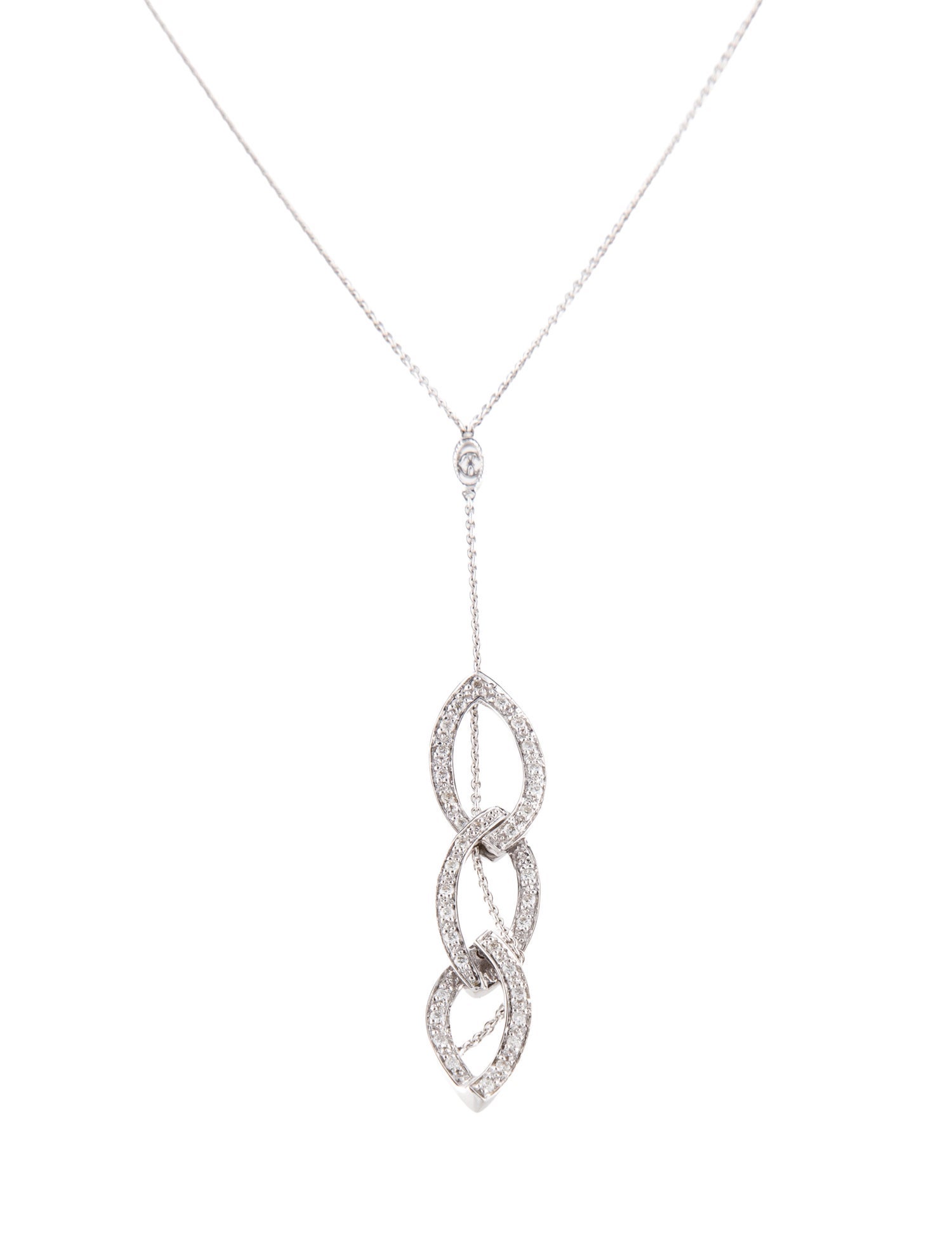 Charriol 18K Diamond Lavalier Necklace