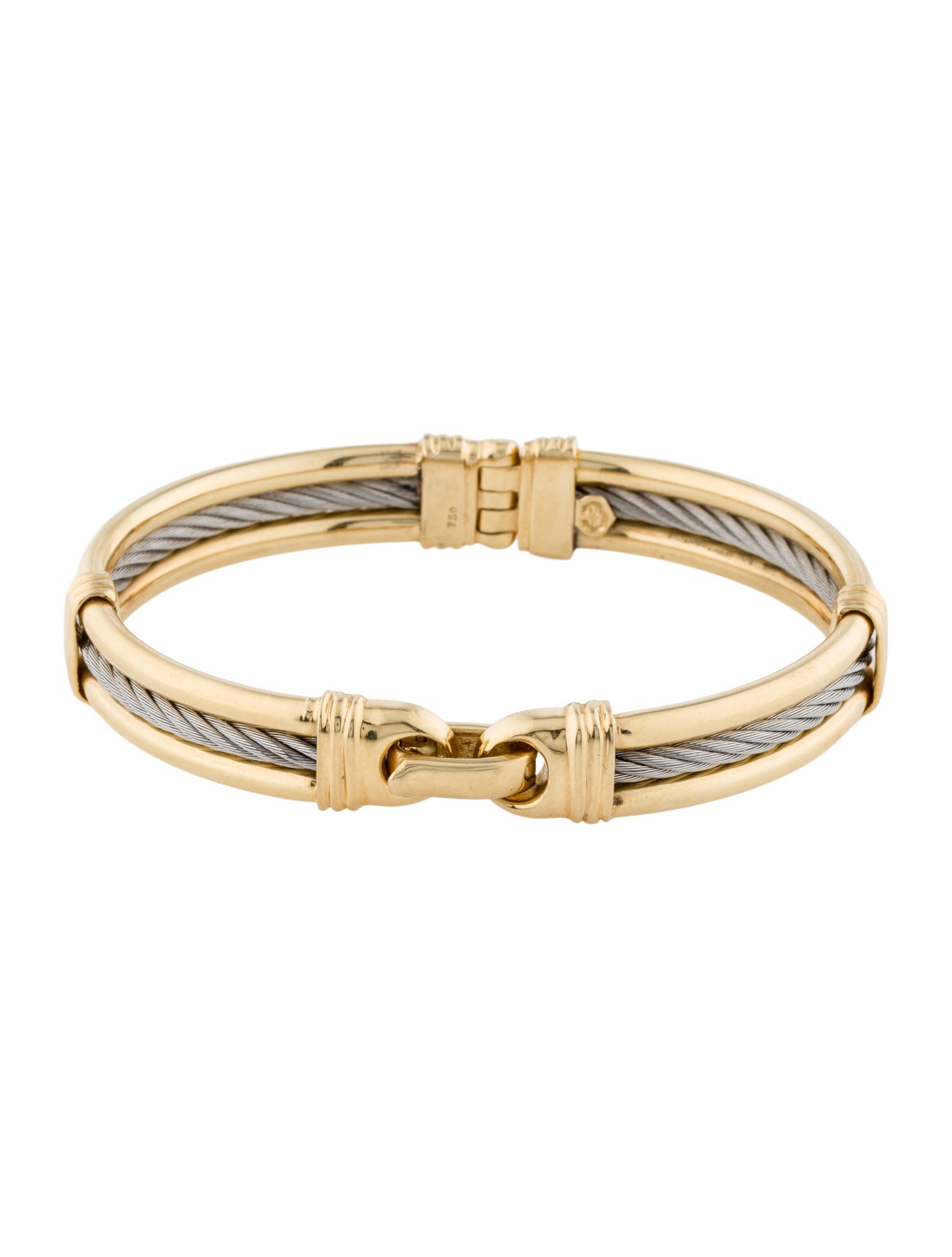 Charriol Two-Tone Cable Bangle Bracelet