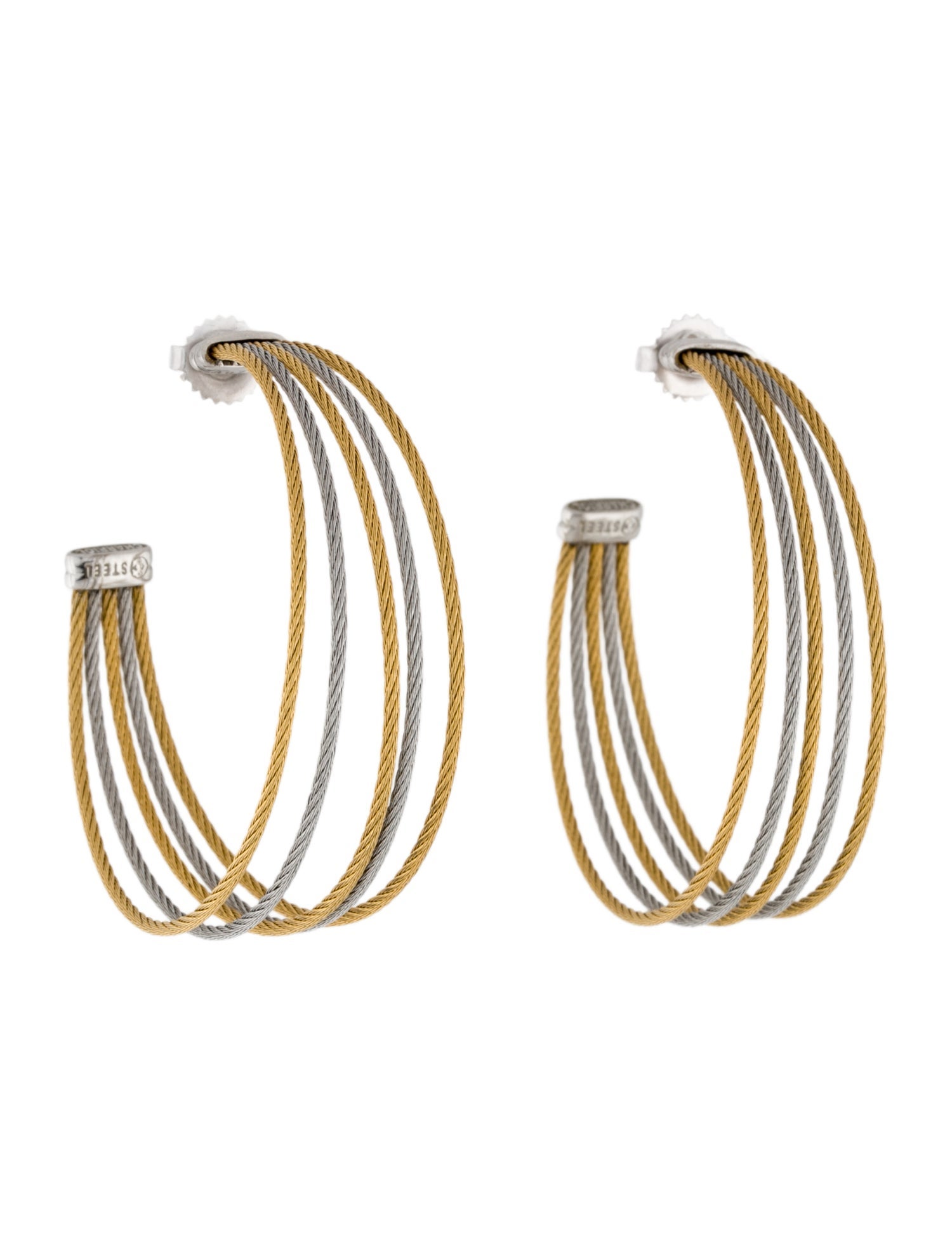 Charriol Two-Tone Hoop Earrings