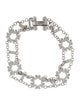 Charriol 18K Diamond Snowflake Link Bracelet