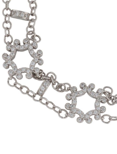 Charriol 18K Diamond Snowflake Link Bracelet